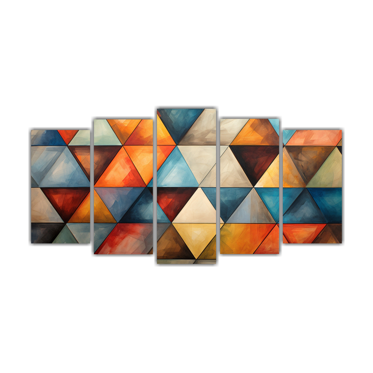 cuadros-abstractos-con-tri-ngulos-en-l-nea-cl-sica