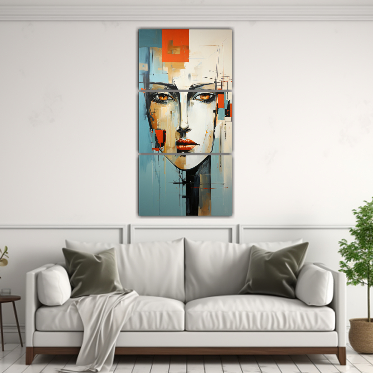 cuadros-abstractos-de-adorno-con-rostro-de-robot-por-helen-frankenth-1