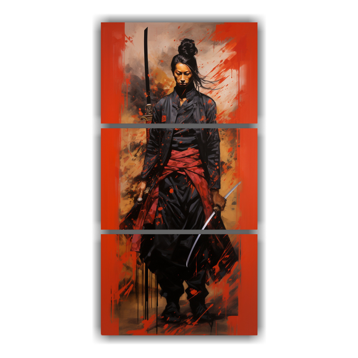 cuadros-abstractos-de-alta-calidad-expresividad-de-honor-y-valent-a-samurai