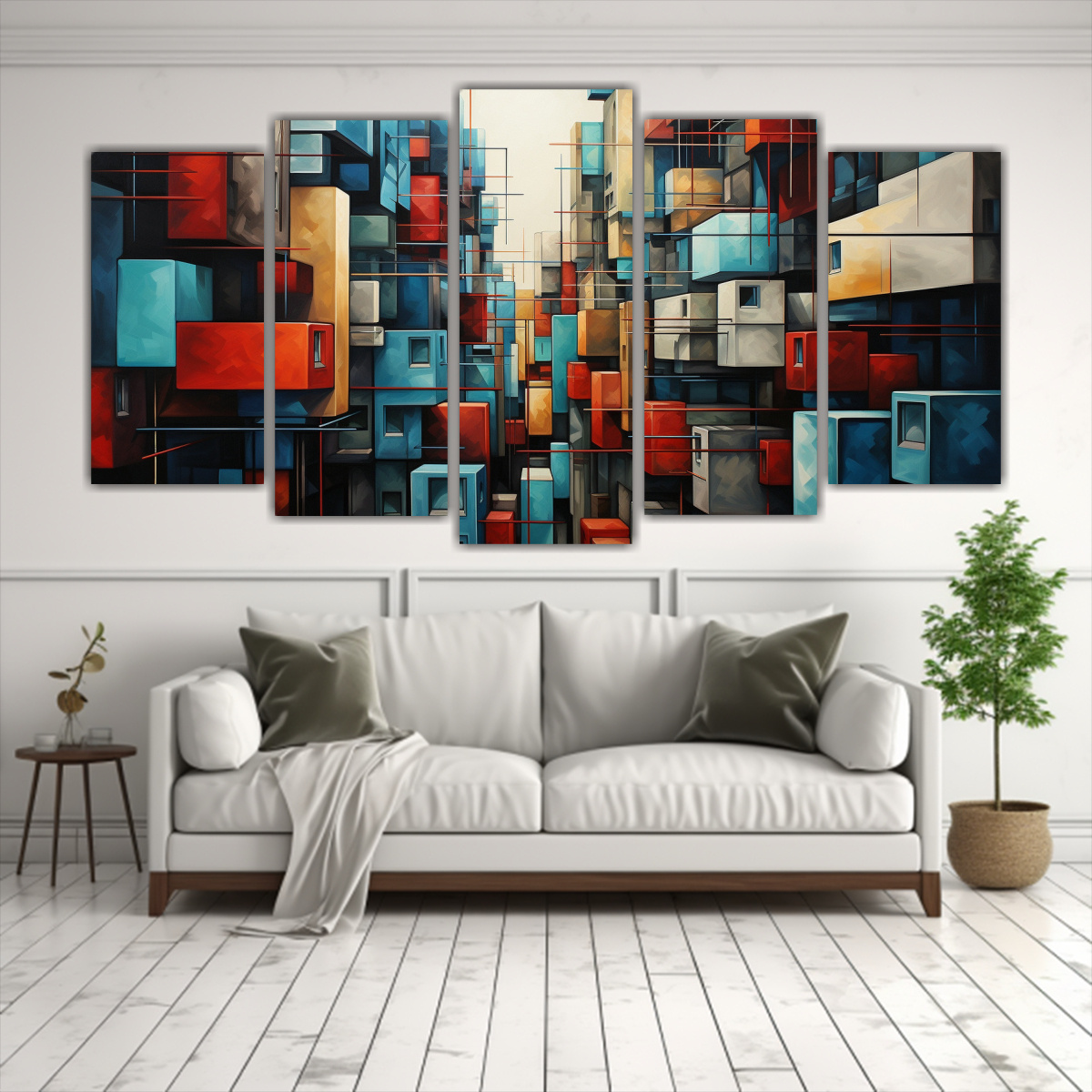 cuadros-abstractos-de-edificios-en-bastidor-equilibrio-espectacular-1-1