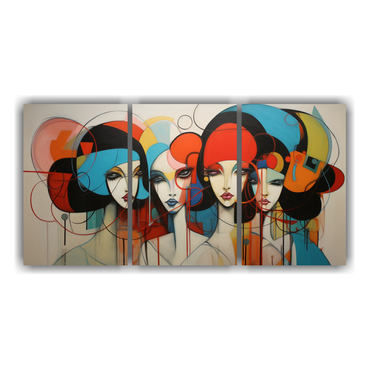 cuadros-abstractos-de-habitaci-n-con-tono-set-3-meninas-en-lienzo