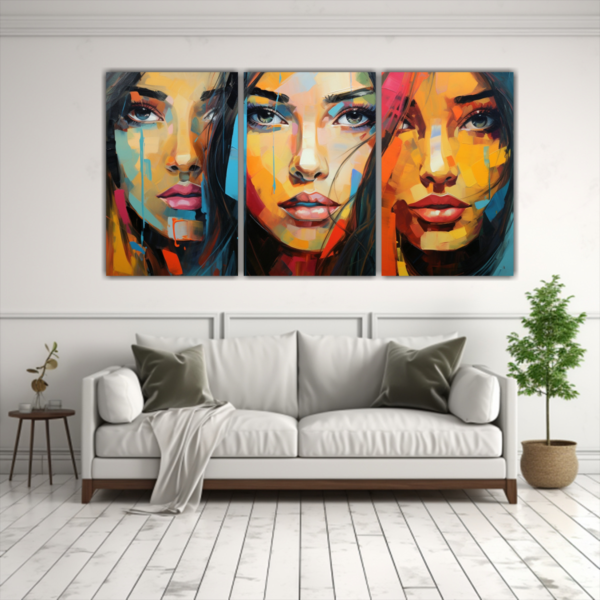 cuadros-abstractos-de-mujeres-con-patrones-intensos-de-alegr-a-1