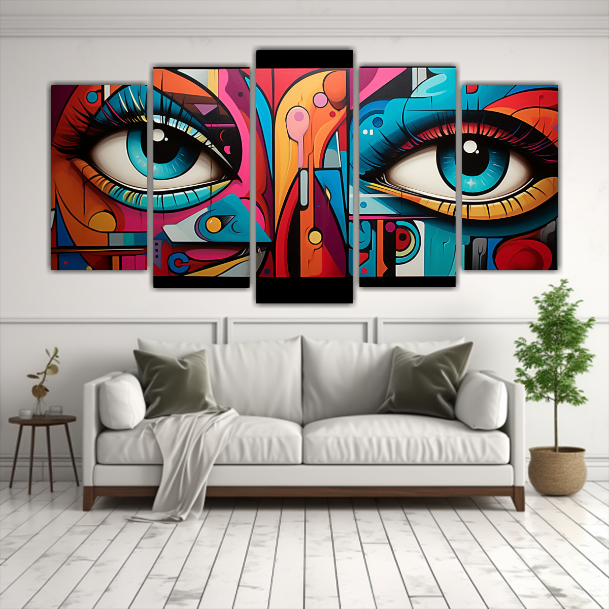 cuadros-abstractos-de-ojos-con-personalidad-de-cinco-artes-cuadro-1