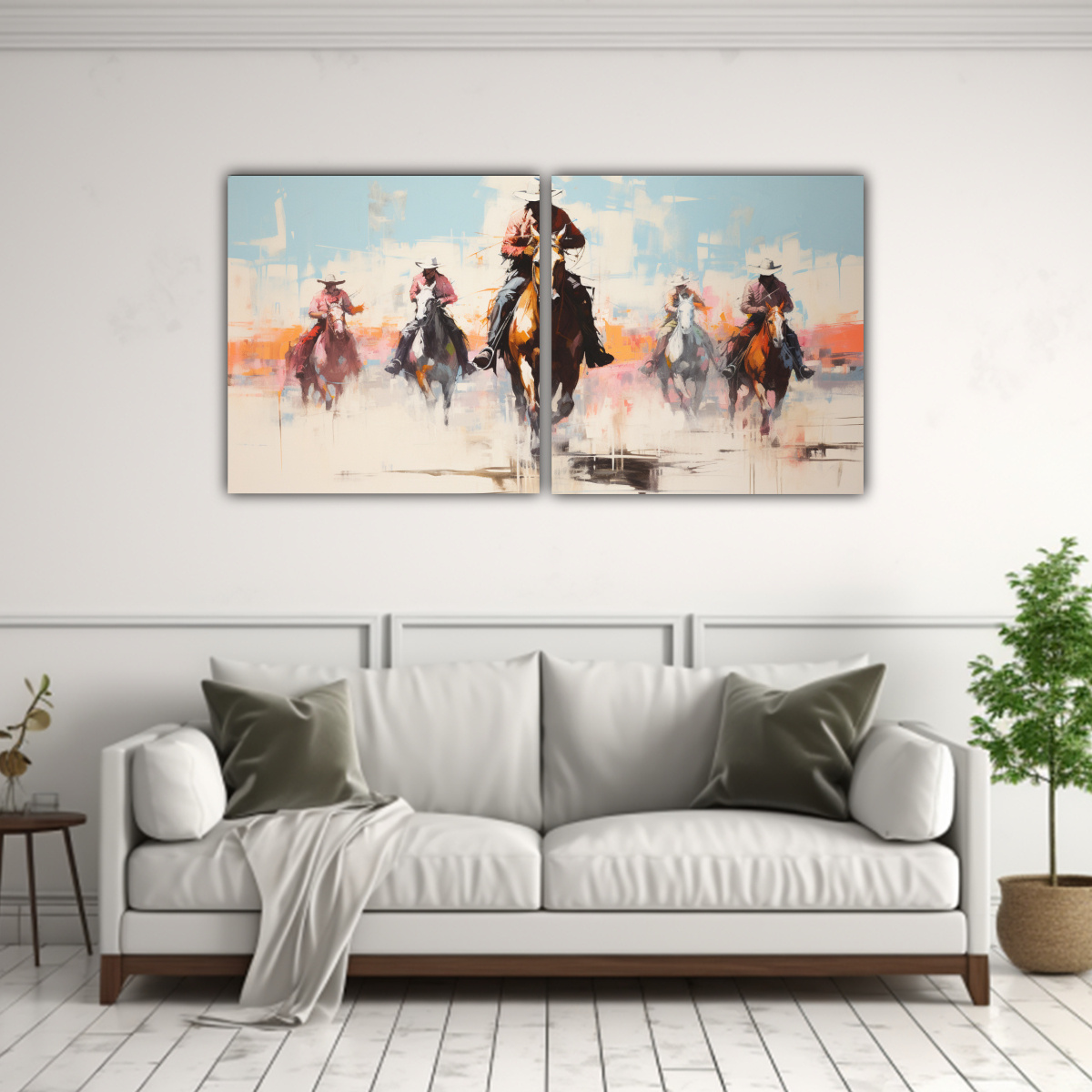 cuadros-abstractos-de-personas-a-caballo-en-la-distancia-1