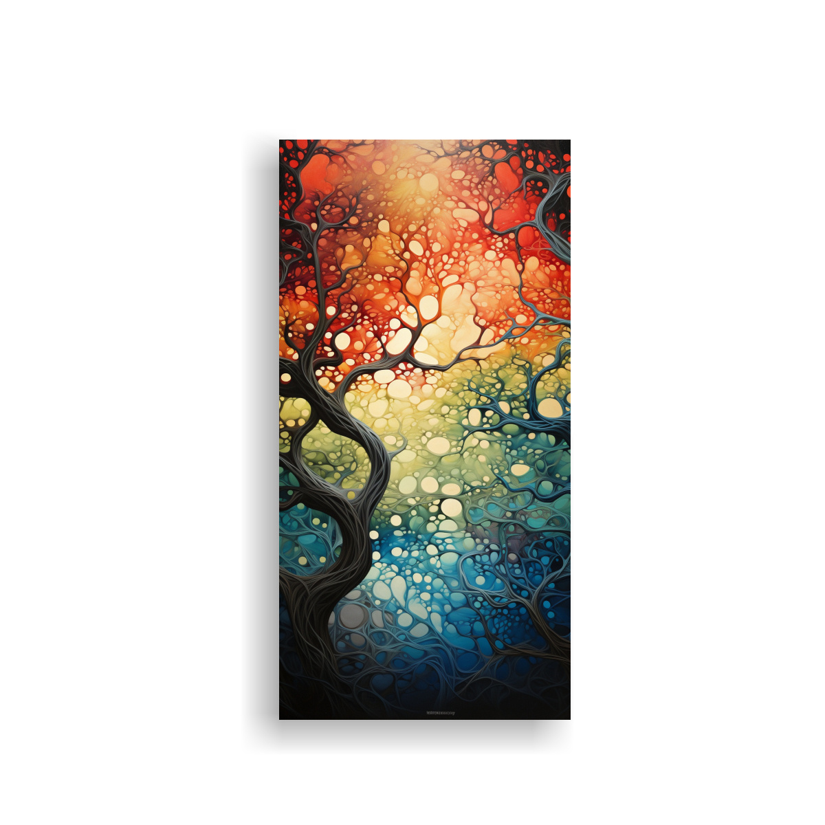 cuadros-abstractos-de-rboles-en-bastidor-estilo-galer-a