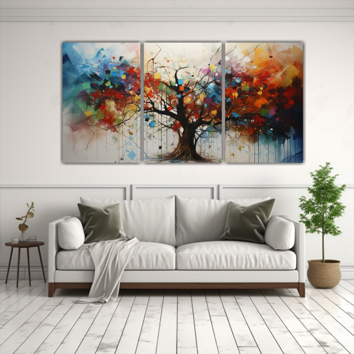 cuadros-abstractos-de-rboles-hermosos-y-estrellados-1