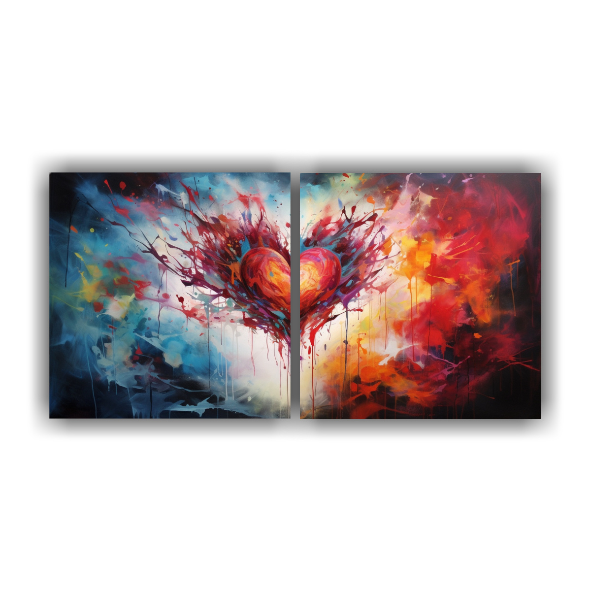 cuadros-abstractos-de-reflejo-del-coraz-n-salvaje