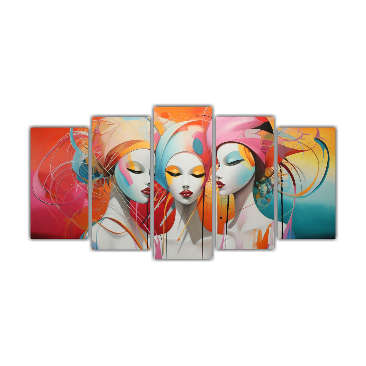 cuadros-abstractos-de-rostros-modernos-y-cl-sicos