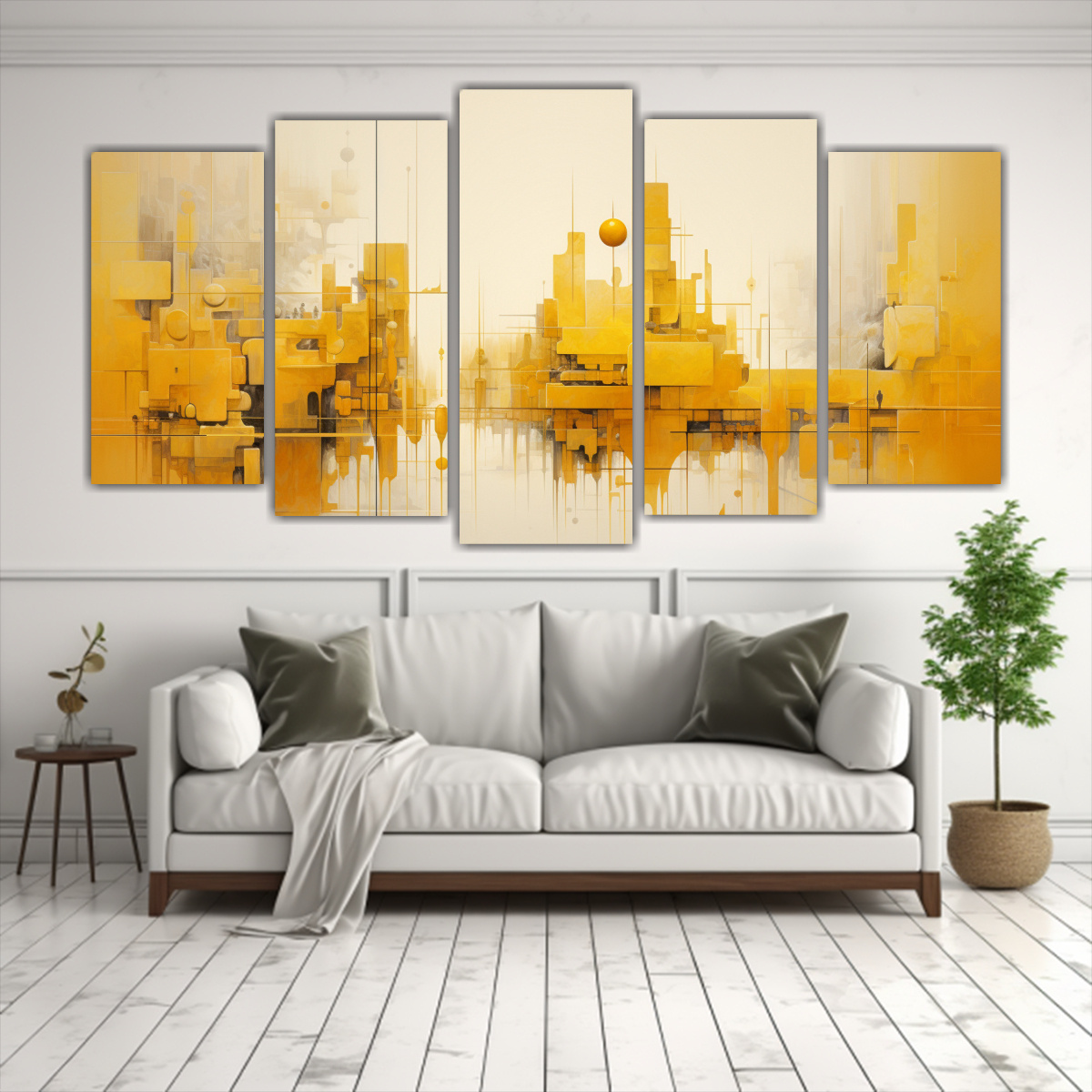 cuadros-abstractos-en-tonos-amarillos-arte-de-pared-moderno-1