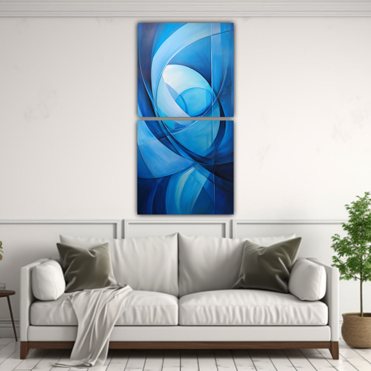 cuadros-abstractos-en-tonos-de-azul-en-bastidor-con-dise-o-estrellado-1