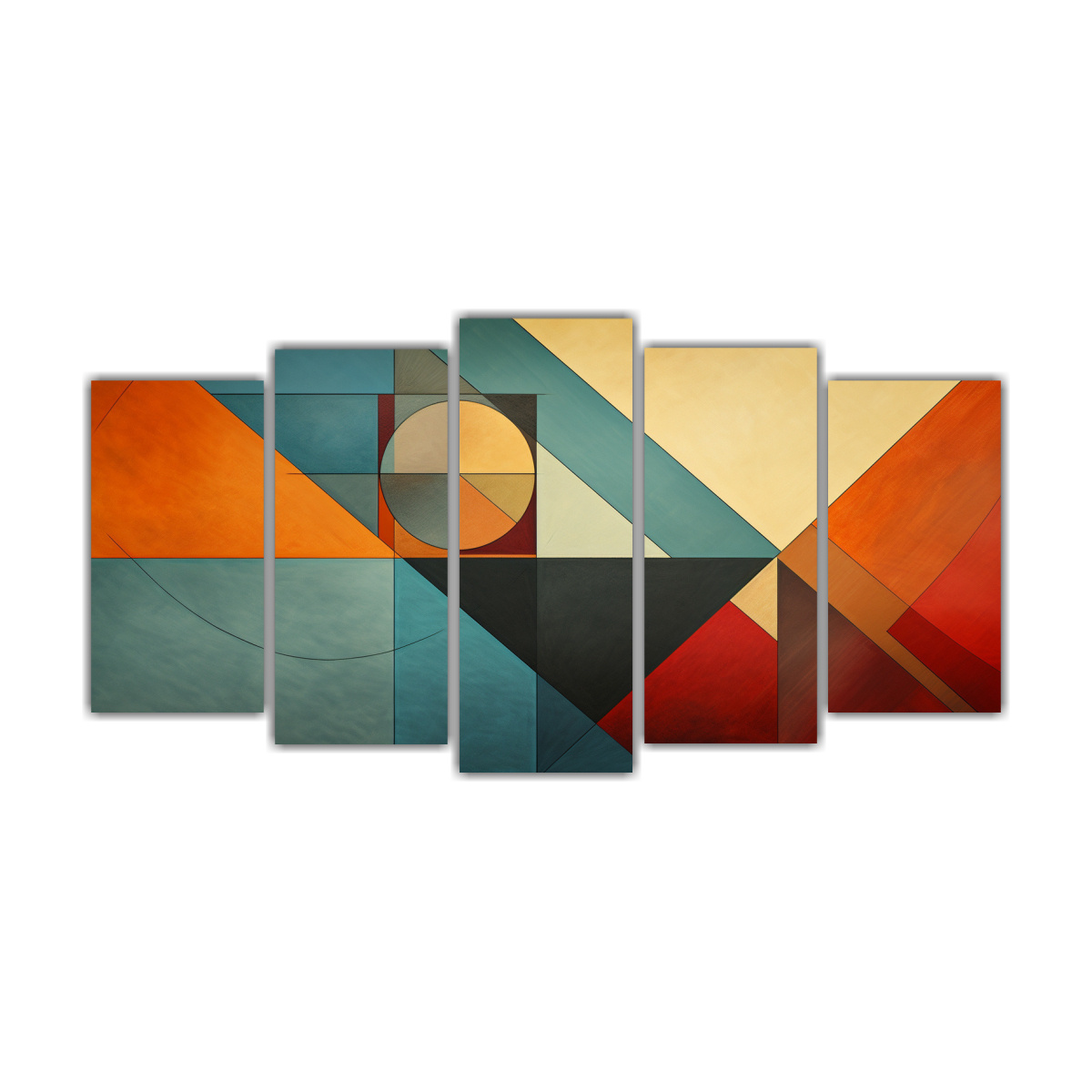 Cuadros Abstractos Figuras Geom tricas Para Decoraci n DecoCuadros