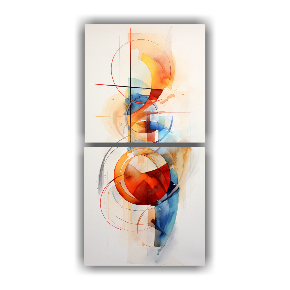 cuadros-abstractos-juveniles-de-arte-en-acuarela-dos-artes-de-pared