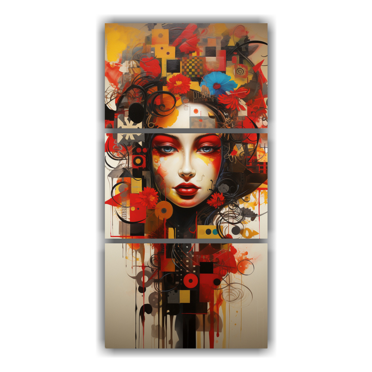 cuadros-abstractos-modernos-con-texturas-en-forma-brillante