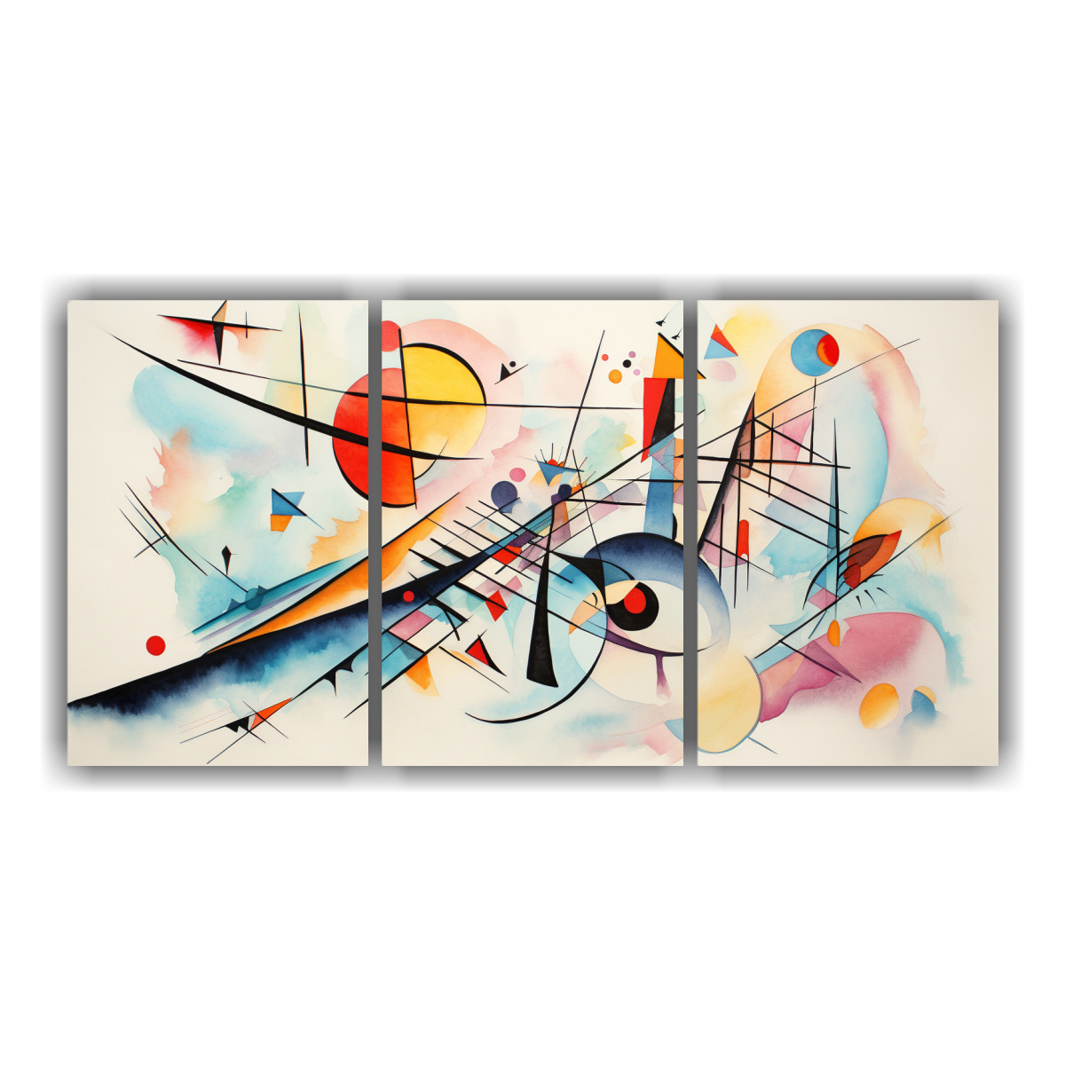 cuadros-abstractos-modernos-para-sala-con-acuarela-de-kandinsky