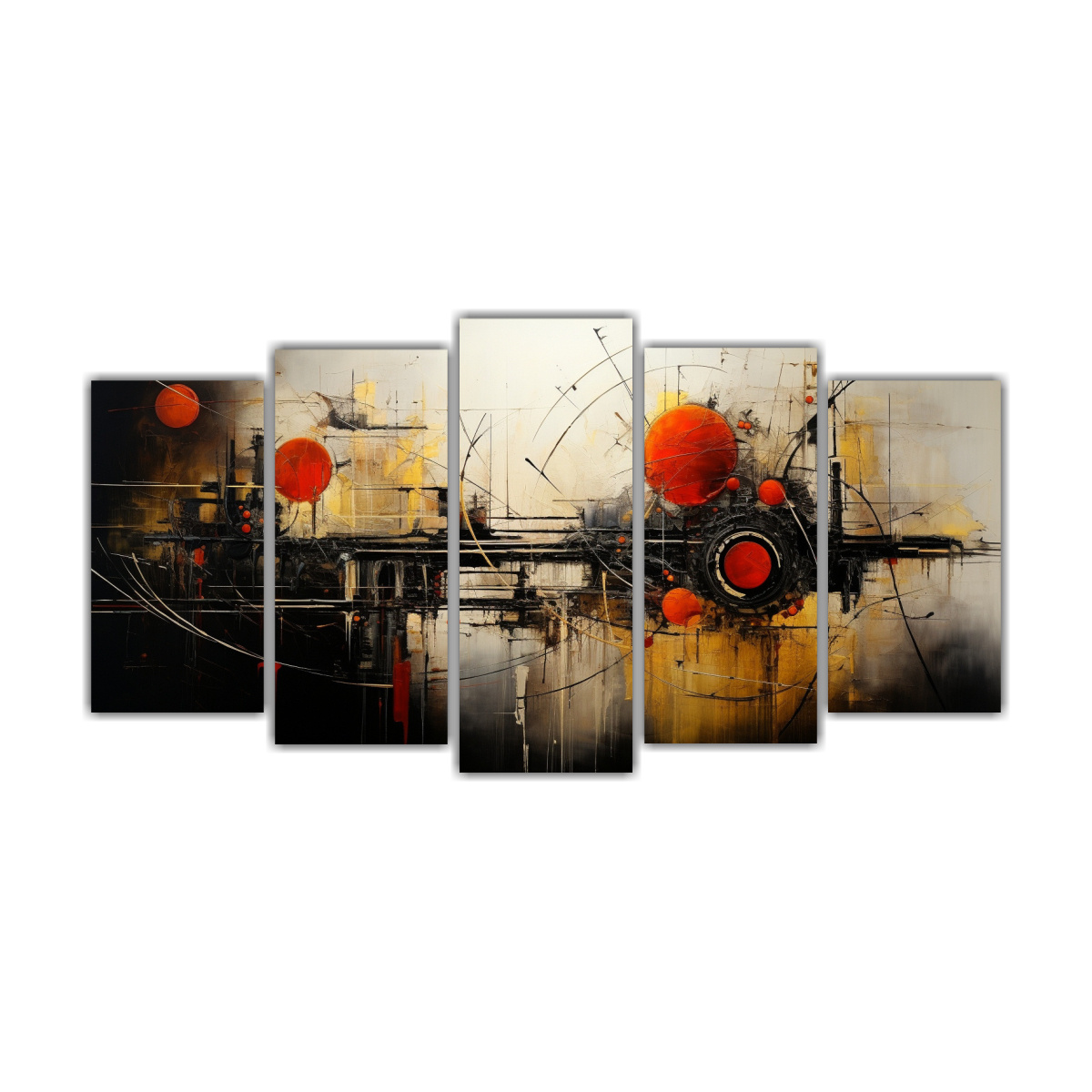 cuadros-abstractos-negros-arte-de-pared-vibrante