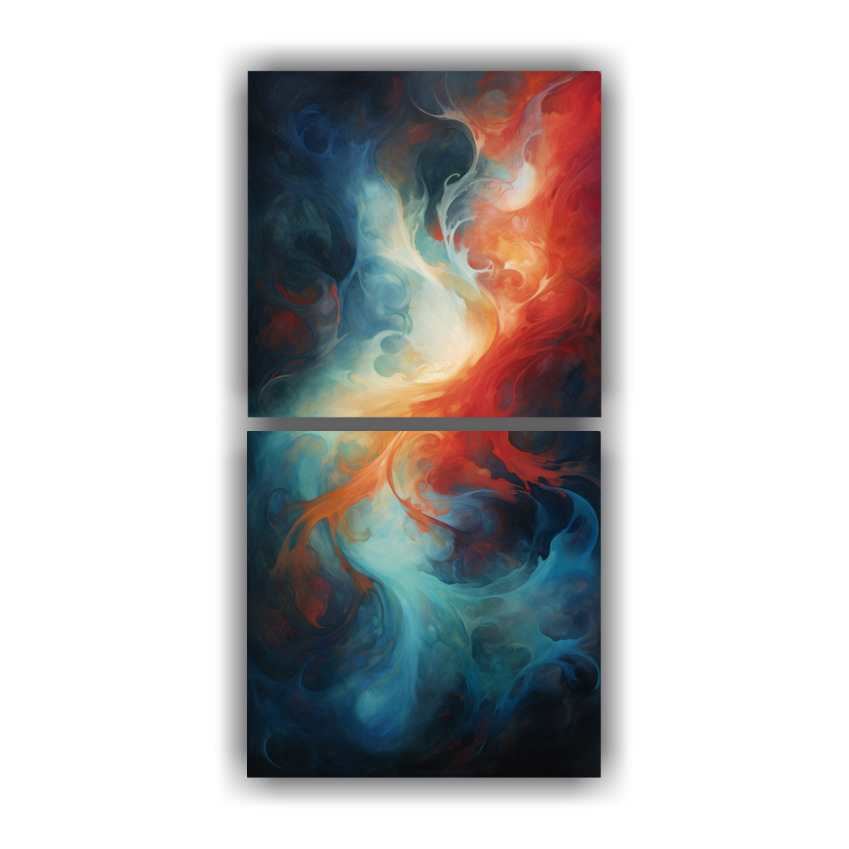 cuadros-abstractos-para-sala-con-patrones-inspirados-en-la-danza