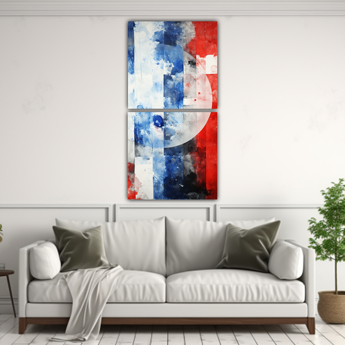 cuadros-abstractos-set-2-creativa-visual-de-la-bandera-noruega-interesantes-1-1