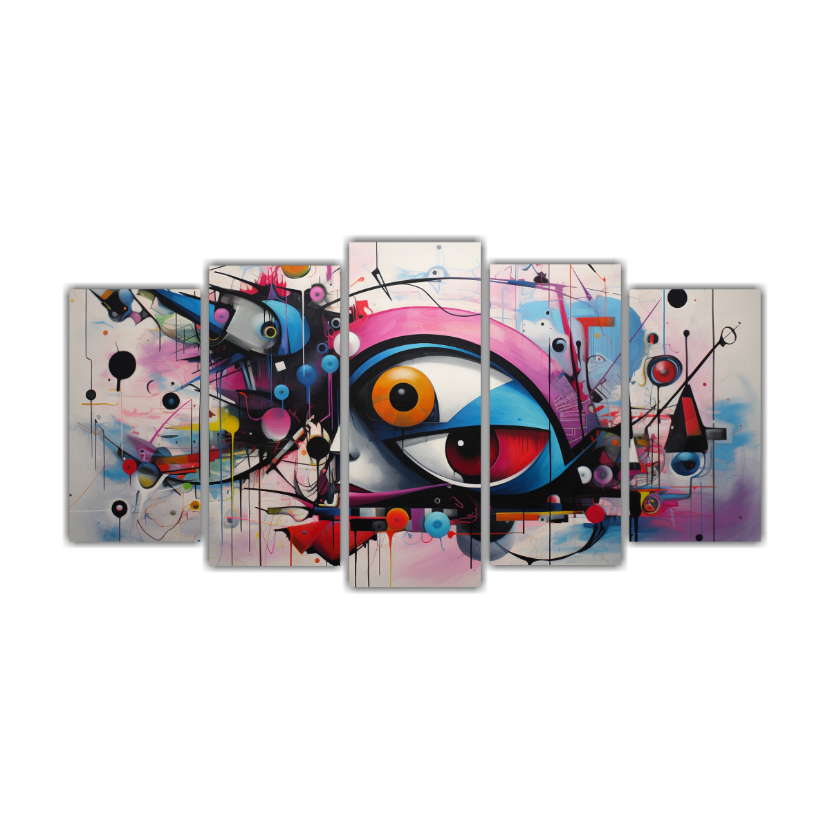 cuadros-abstractos-urbanos-para-venta-online-set-de-5-composiciones-creativas