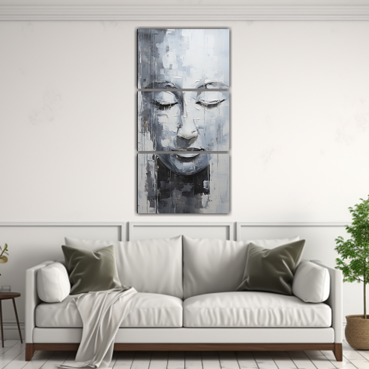 cuadros-abstractos-verticales-espacio-buddha-en-plata-y-blanco-1