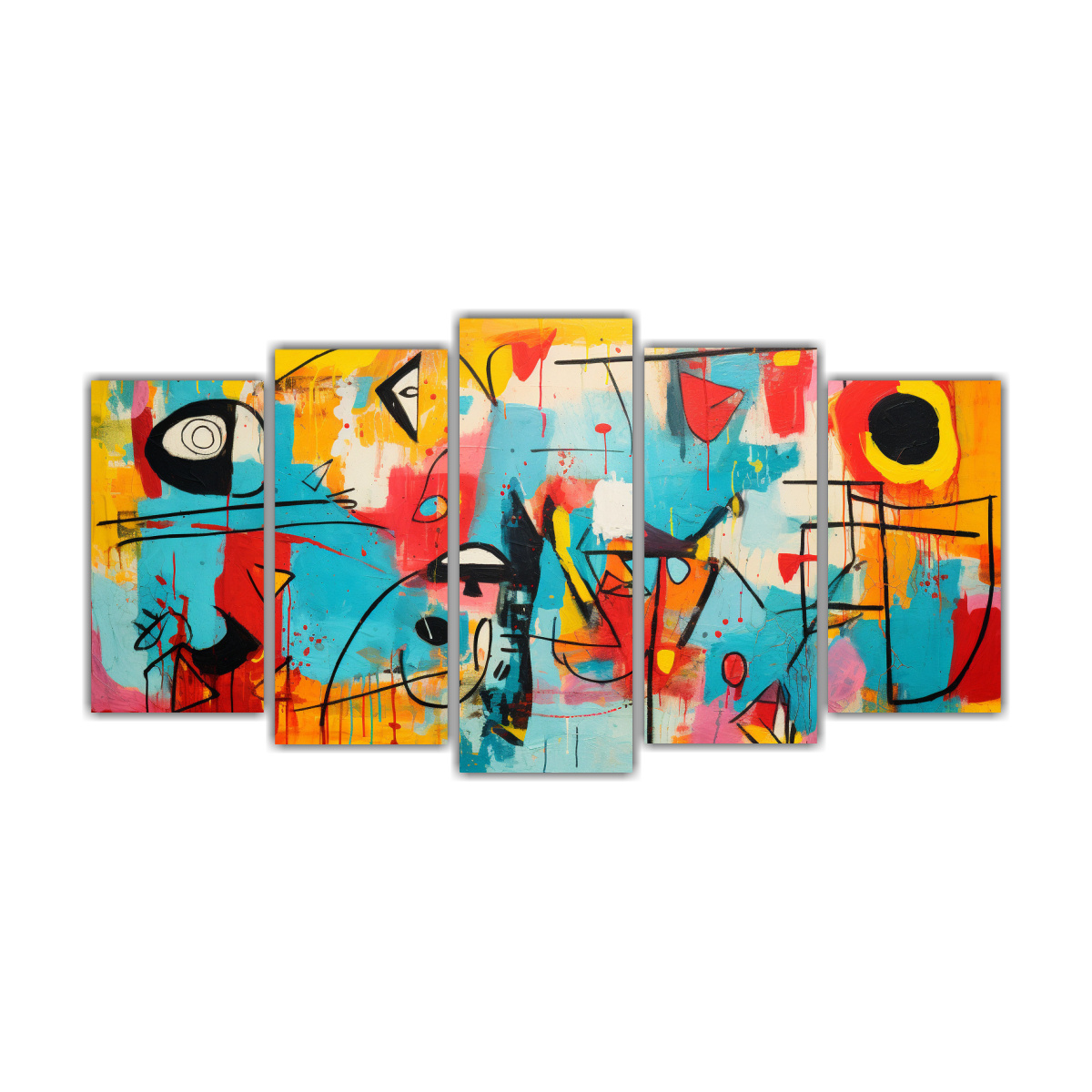 cuadros-acuarela-colores-vibrante-composici-n-abstracta-inspirada-en-arte-brut-con-rayas