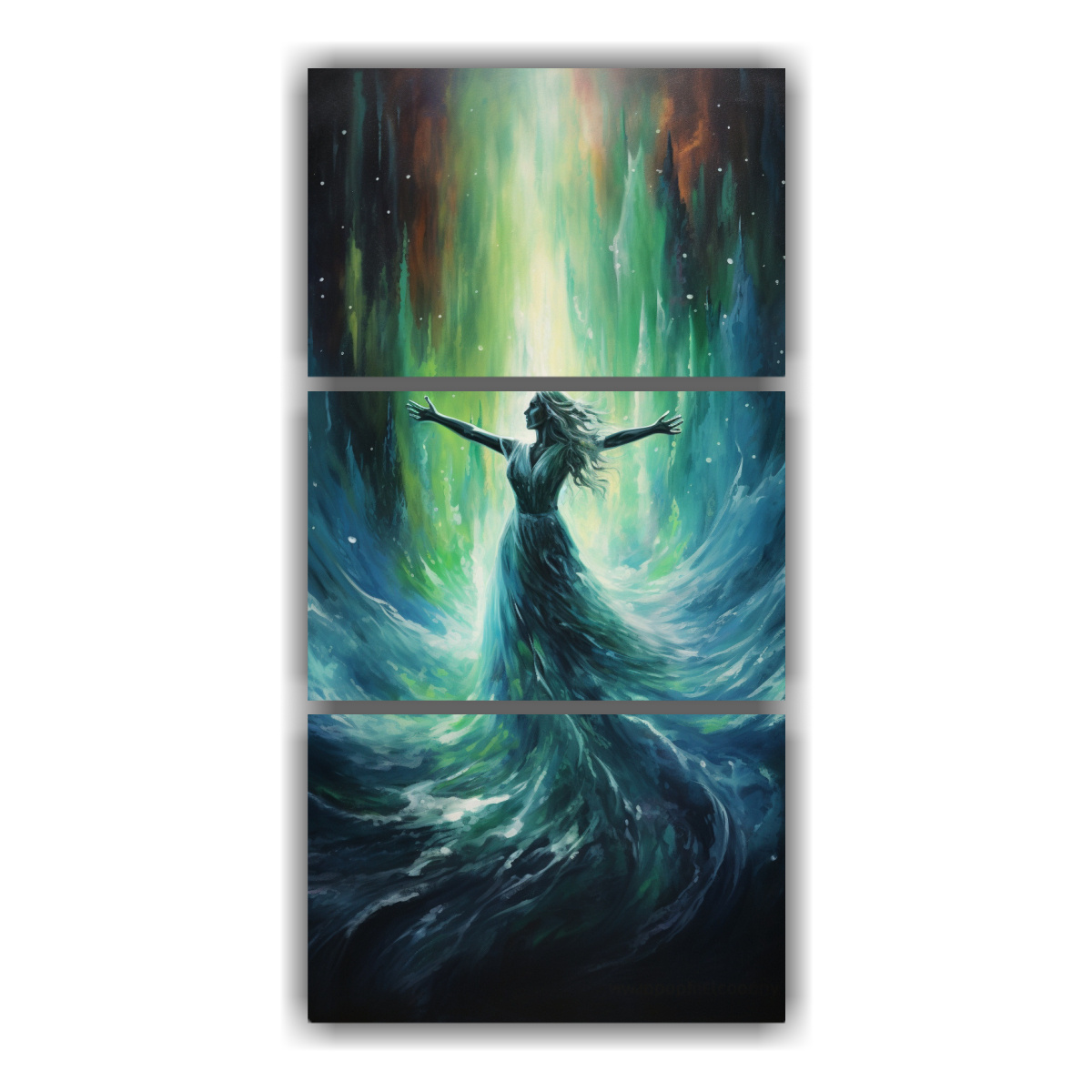 cuadros-acuarela-danza-abstracta-aurora-boreal-decorativa