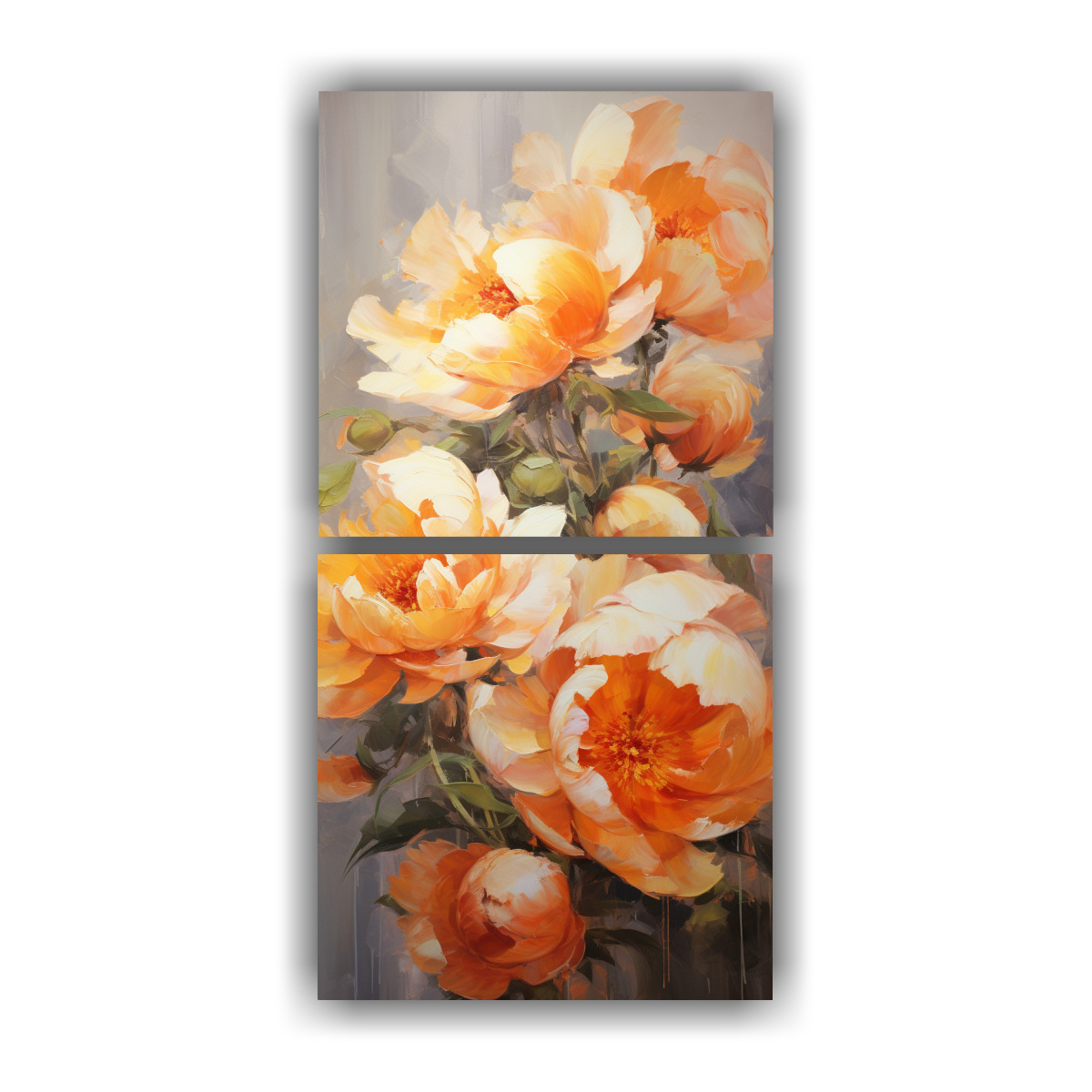 cuadros-acuarela-interiores-a-orange-peonies-en-lienzo-estilo-decorativo