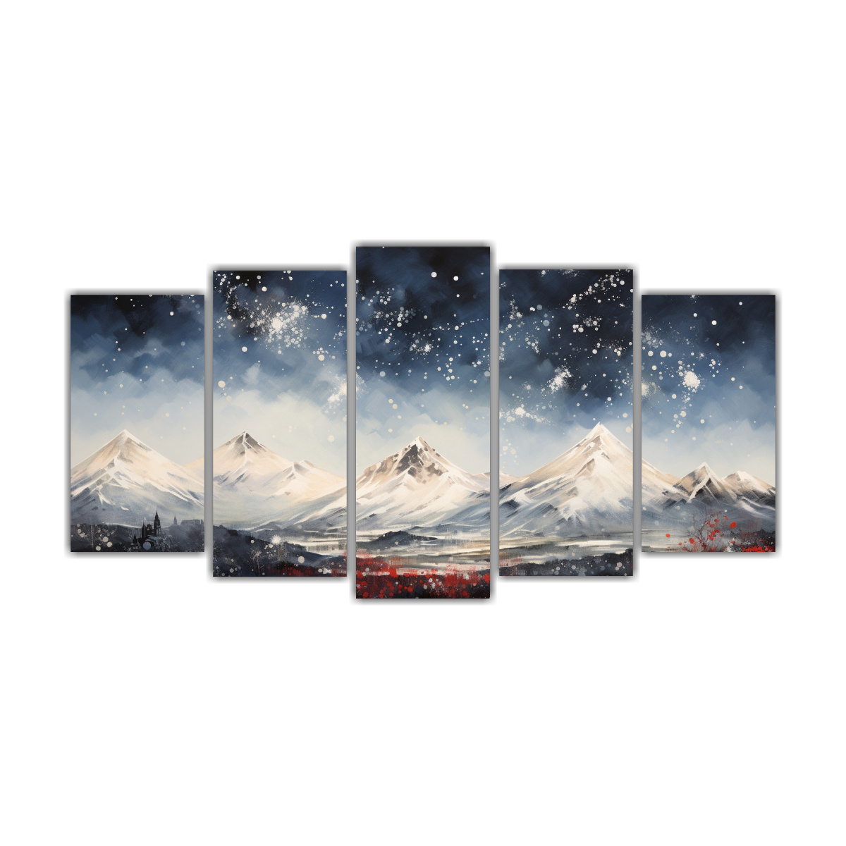 cuadros-acuarela-para-oficina-con-estilo-elegante-de-paisaje-monta-oso-