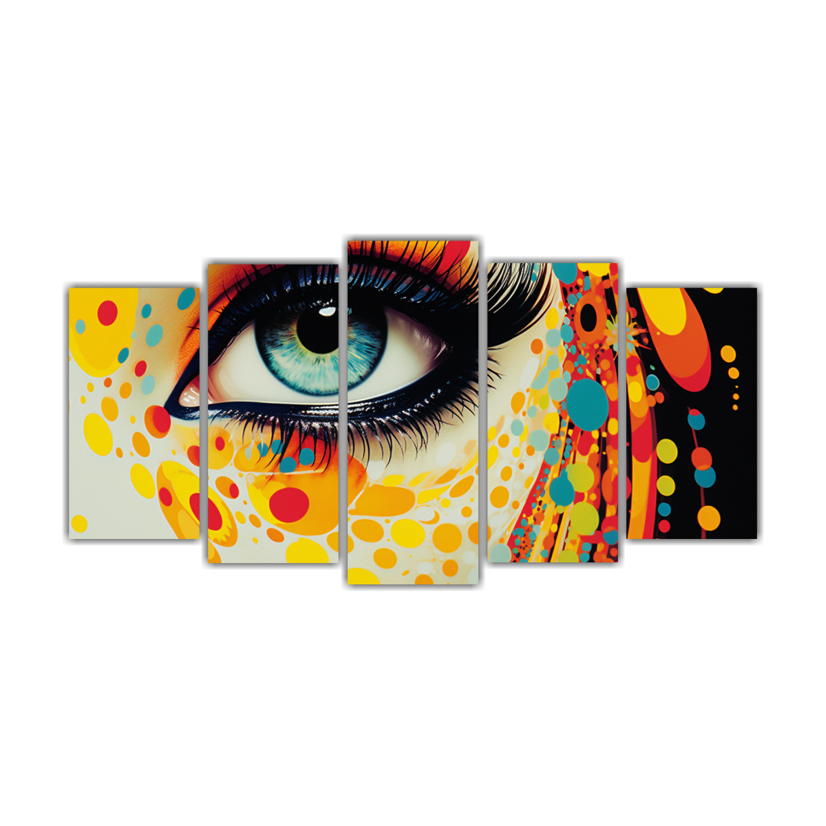 cuadros-acuarela-vibrantes-estilo-ex-tico-y-psicod-lico-del-festival-de-amor-libre-de-los-a-os-60