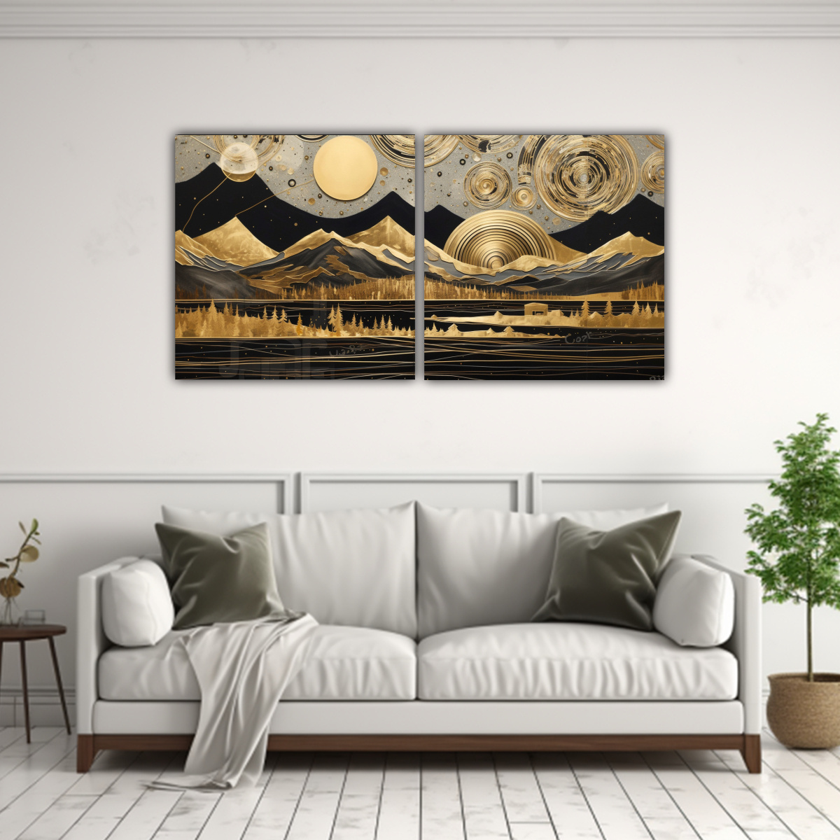 cuadros-arte-grafico-con-luna-y-monta-as-en-la-noche-1