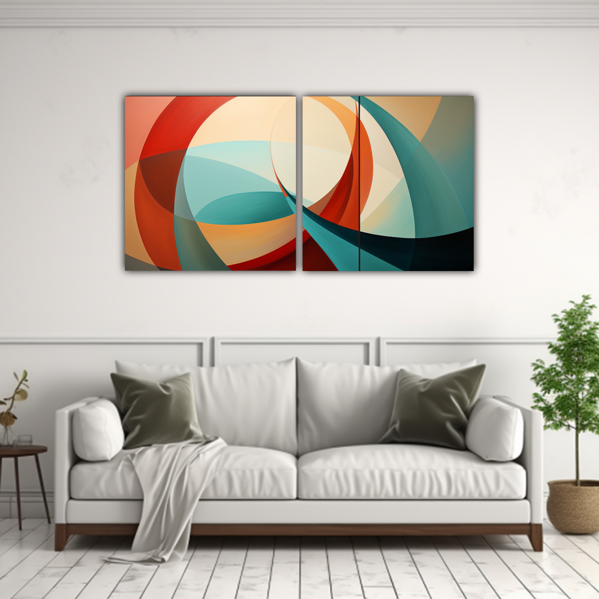 cuadros-calidos-naturaleza-viva-abstracci-n-geom-trica-abstract-c-teal-y-coral-1