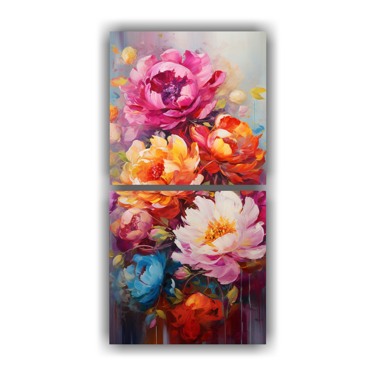 cuadros-colores-comedor-pintura-de-peon-as-arco-ris-en-lienzo