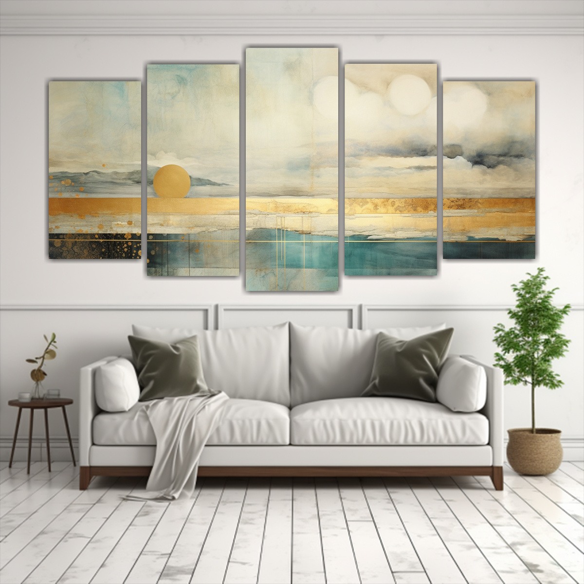 cuadros-colores-impresionante-pintura-con-acuarela-dorada-turquesa-y-plateada-1