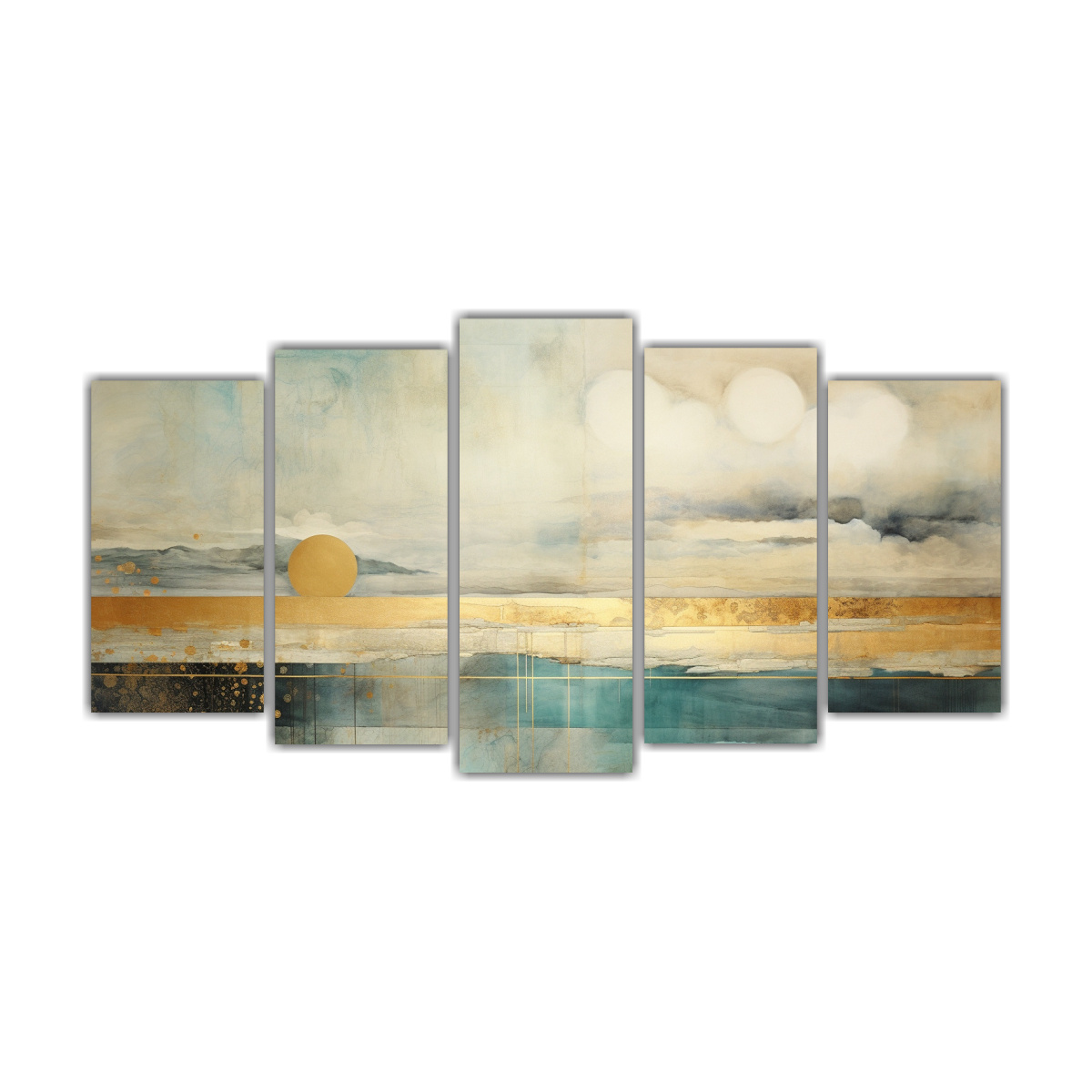 cuadros-colores-impresionante-pintura-con-acuarela-dorada-turquesa-y-plateada