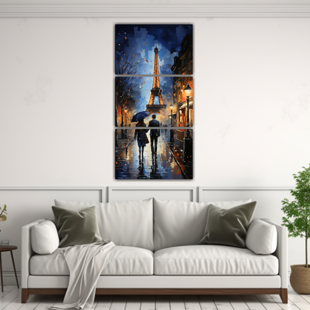 cuadros-composici-n-espacio-dos-hombres-bes-ndose-calles-par-s-noche-cielo-estrellado-1