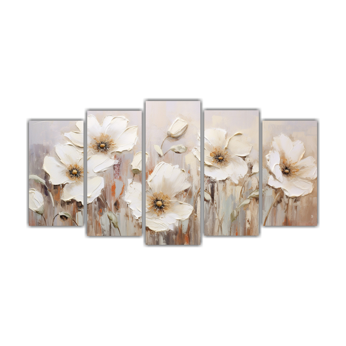 cuadros-de-amapolas-blancas-en-lienzo-estilo-decorativo