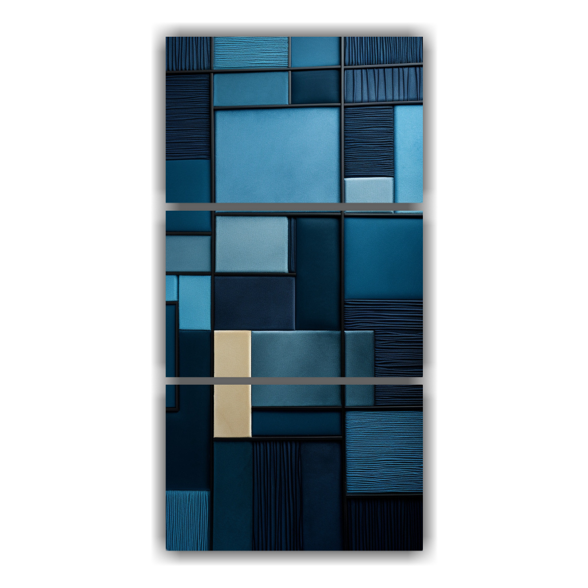 cuadros-de-decoraci-n-con-composiciones-simples-de-costura-cuadradas-y-circulares