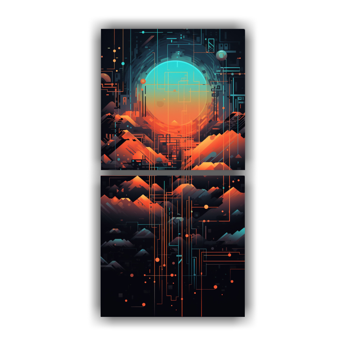 cuadros-de-decoraci-n-con-l-neas-abstractas-de-profundidad-y-sentido-tecnol-gico