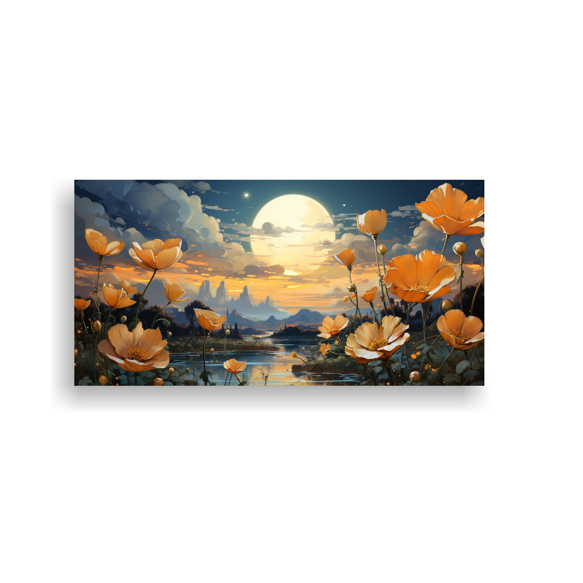 cuadros-de-decoraci-n-de-alta-calidad-con-majestuosas-flores-amarillas-en-el-cielo