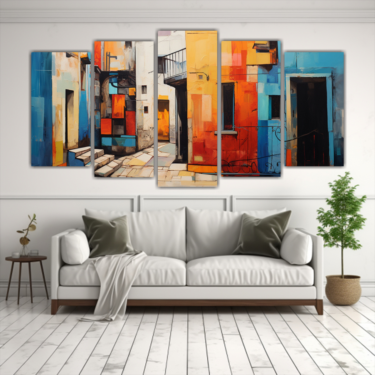 cuadros-decoraci-n-escena-encuentros-serendipitosos-en-calles-abstractas-1