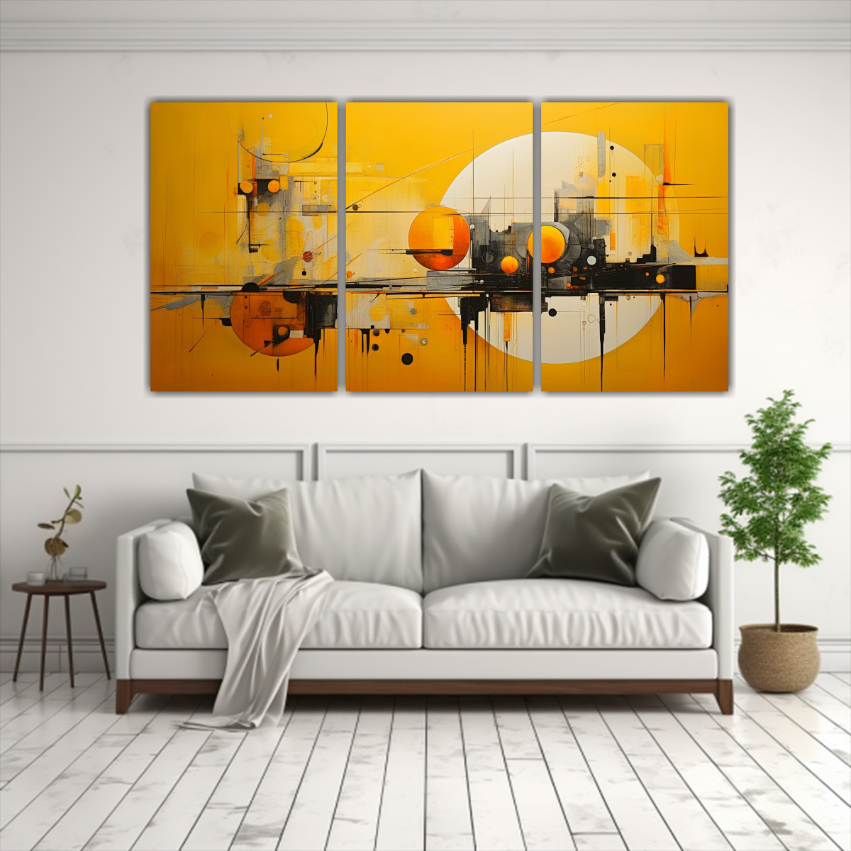 cuadros-decorativos-abstractos-amarillos-de-intensidad-en-tres-cuadros-1