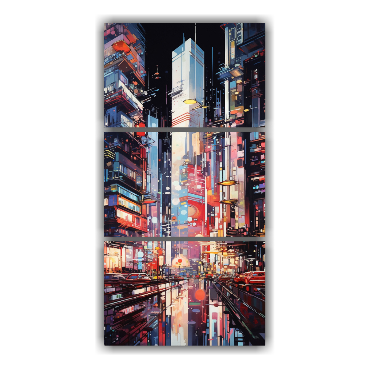 cuadros-decorativos-abstractos-de-una-ciudad-futurista-llena-de-vida