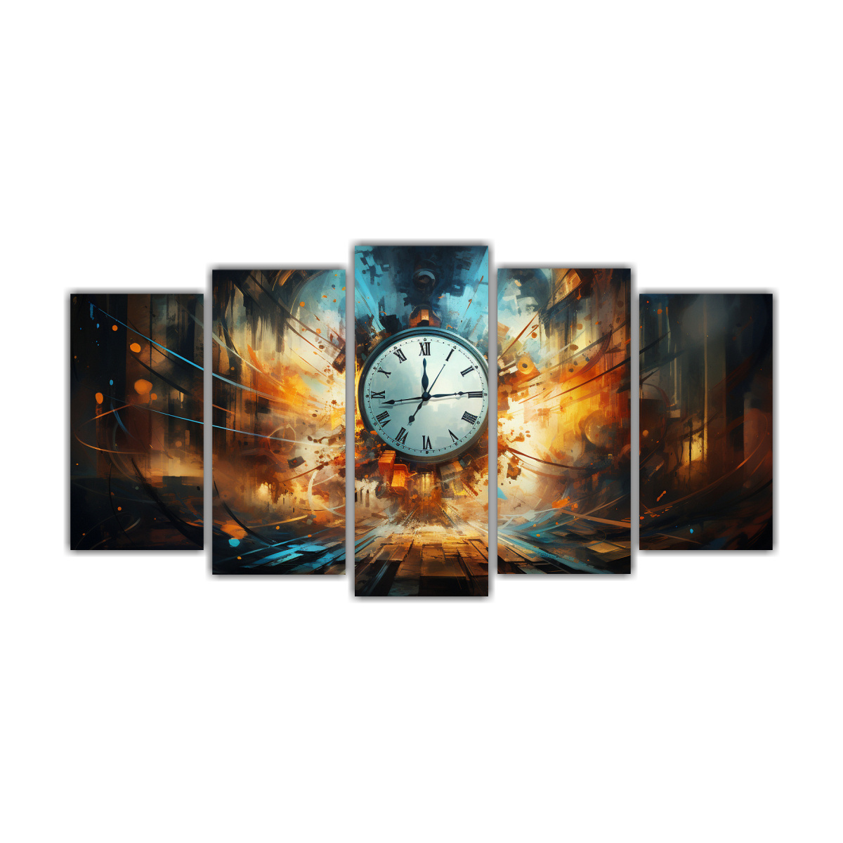 cuadros-decorativos-abstractos-que-representan-la-pasage-del-tiempo