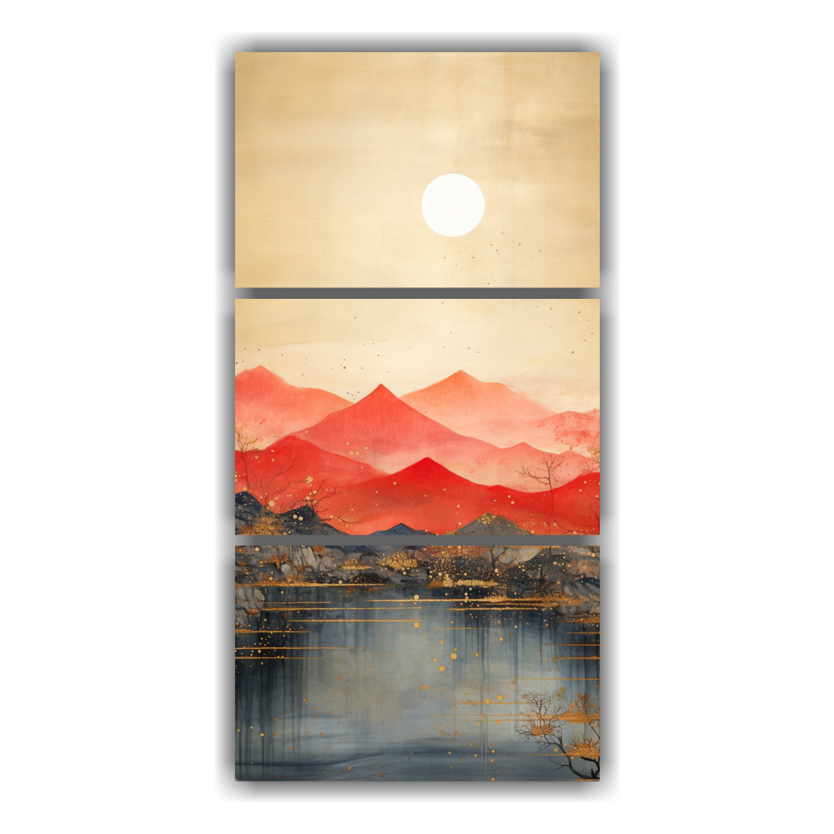 cuadros-decorativos-con-reflejo-de-monta-as-en-una-pintura-abstracta