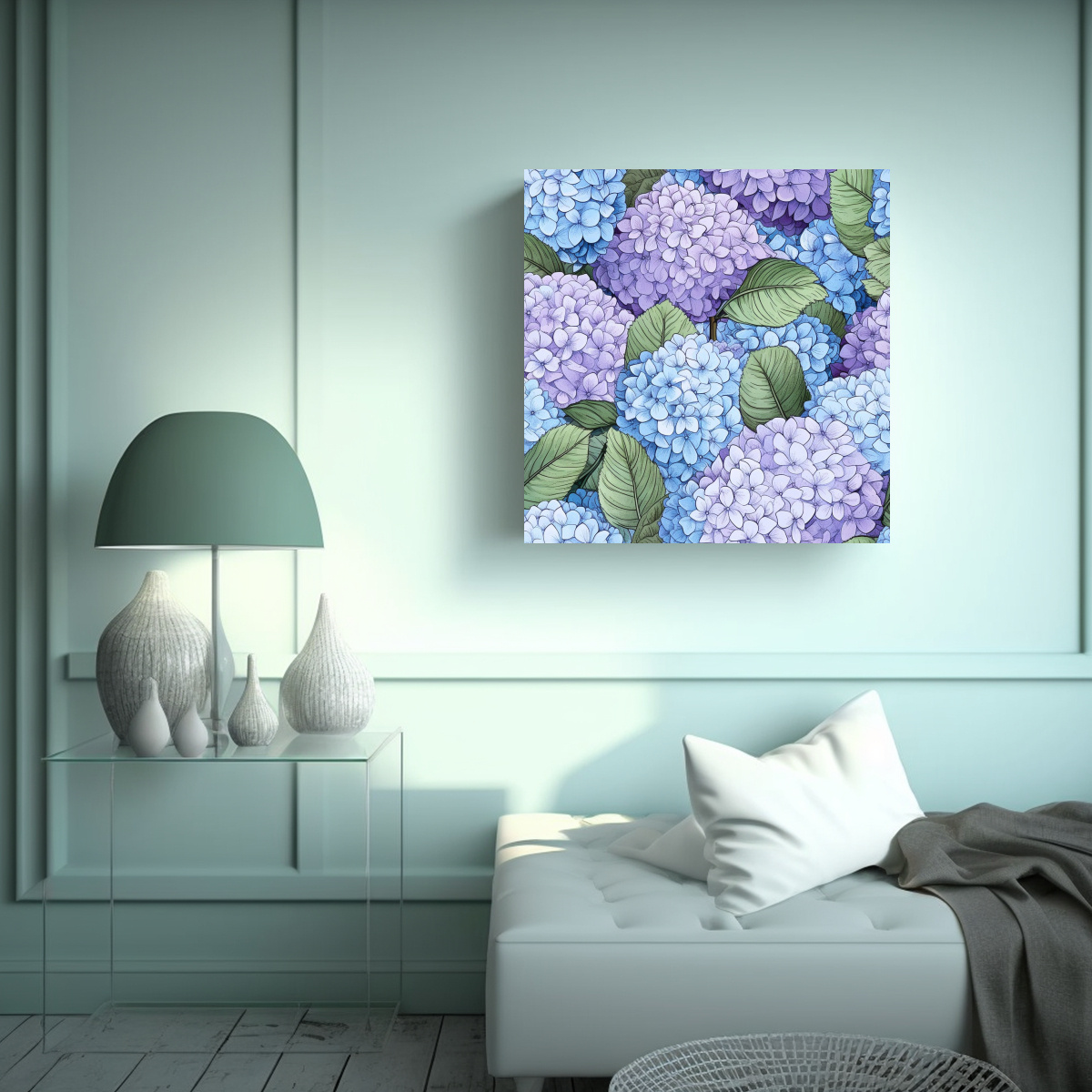 cuadros-decorativos-de-hydrangeas-y-street-art-para-tu-hogar-1