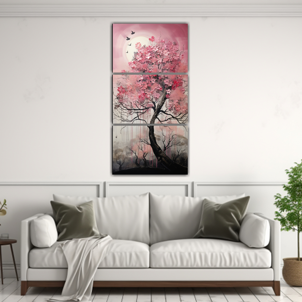 cuadros-decorativos-de-rbol-rosa-y-plata-para-calmar-la-creatividad-1