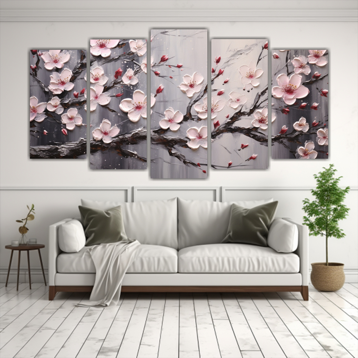 cuadros-decorativos-de-simplicidad-con-flores-de-cerezo-negras-en-lienzo-1