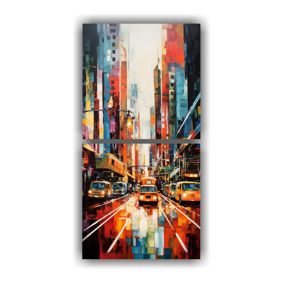 cuadros-decorativos-de-tela-ritmo-abstracto-de-una-ciudad-bulliciosa-en-hora-punta