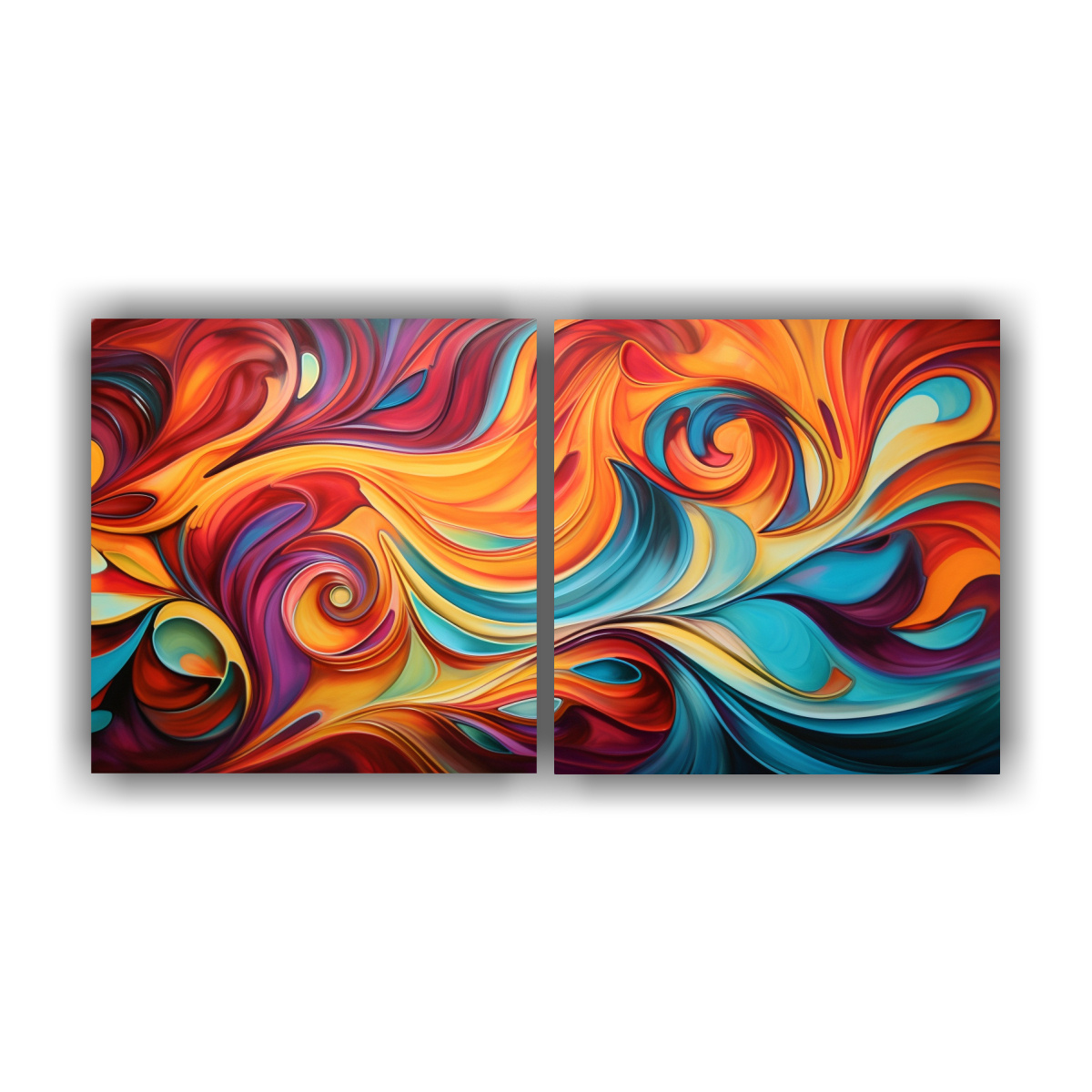 cuadros-decorativos-elegantes-con-patrones-abstractos-y-llamativos-en-colores-vivos-y-audaces-de-remolinos