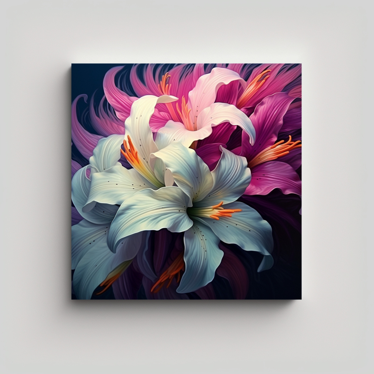 cuadros-decorativos-vanguardia-estrellados-y-lirios-en-canva