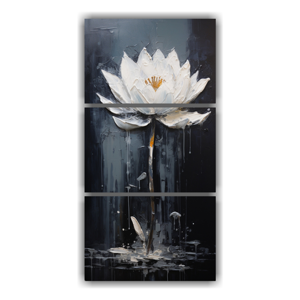 cuadros-dibujo-arte-grafico-estilo-loto-negro-en-lienzo